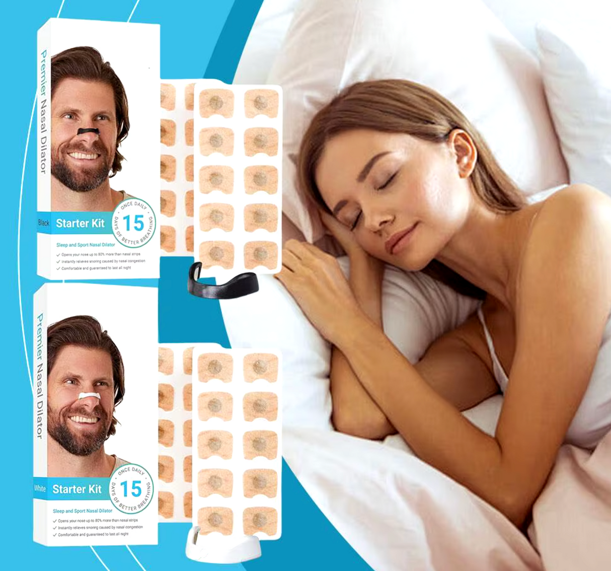 Nasal Snoring Magnetic - La solution anti-ronflement innovante et confortable