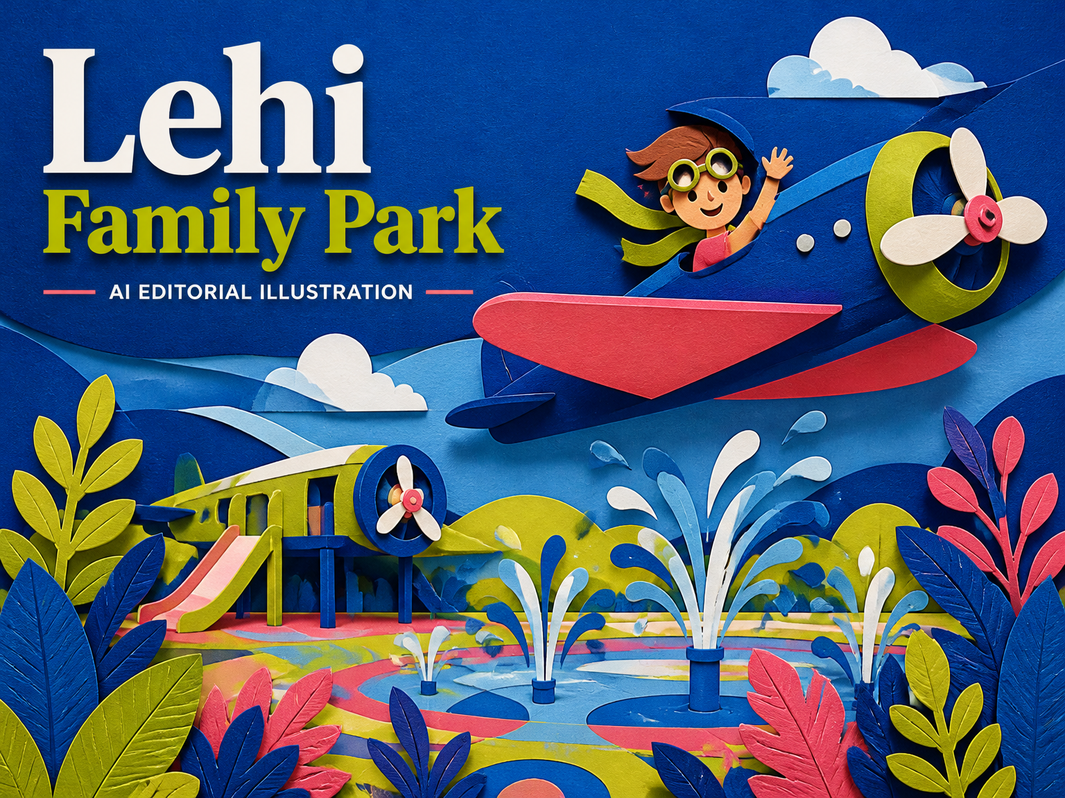 AI-generated editorial illustration for Lehi Family Park