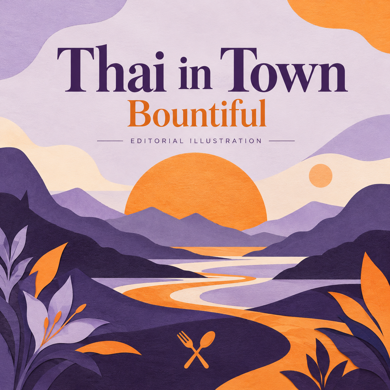 AI-generated editorial illustration for Thai in Town