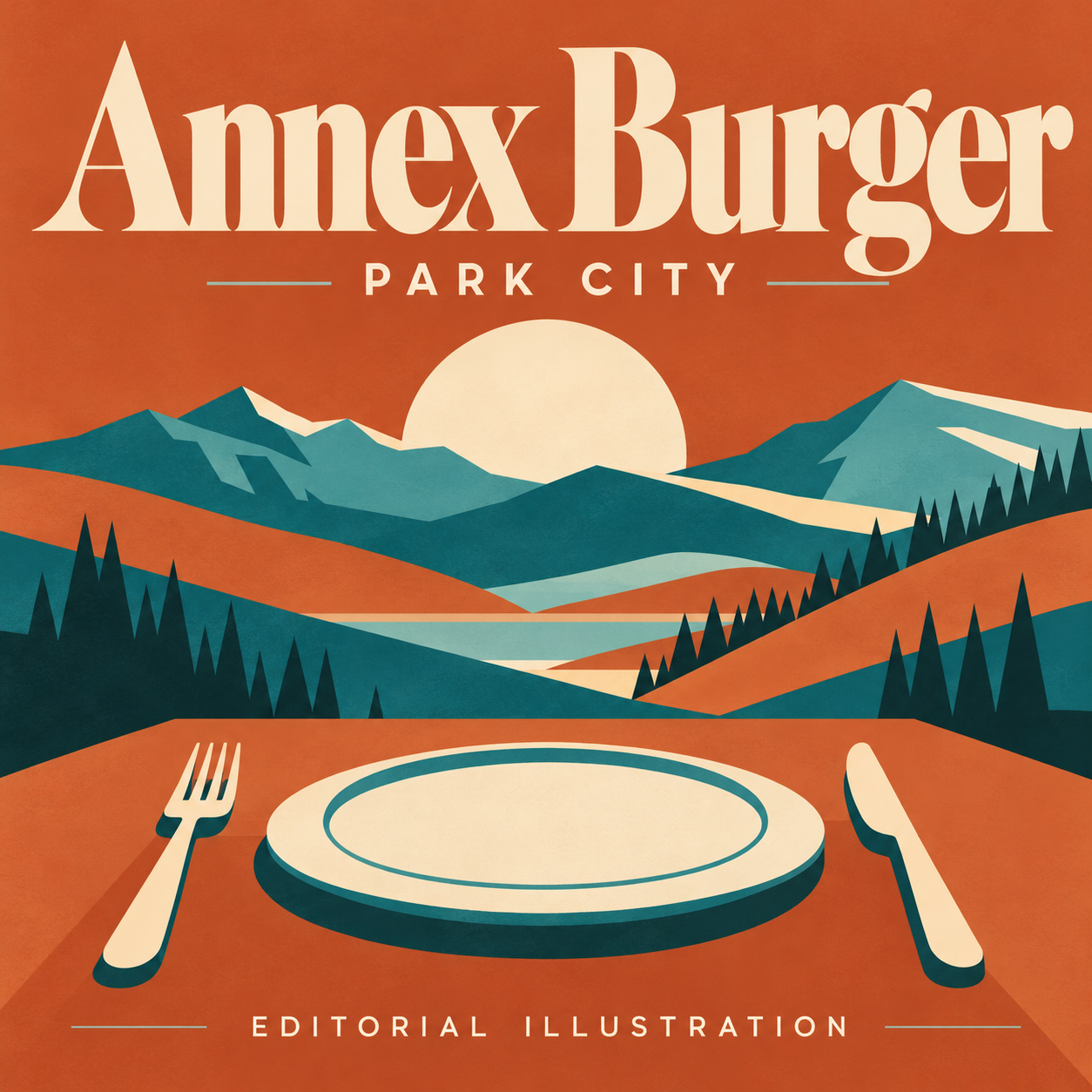 AI-generated editorial illustration for Annex Burger